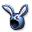 Rabbit Ears (blue)